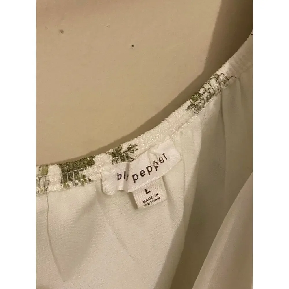 Blu Pepper Blu Pepper Floral Print Dress size L
